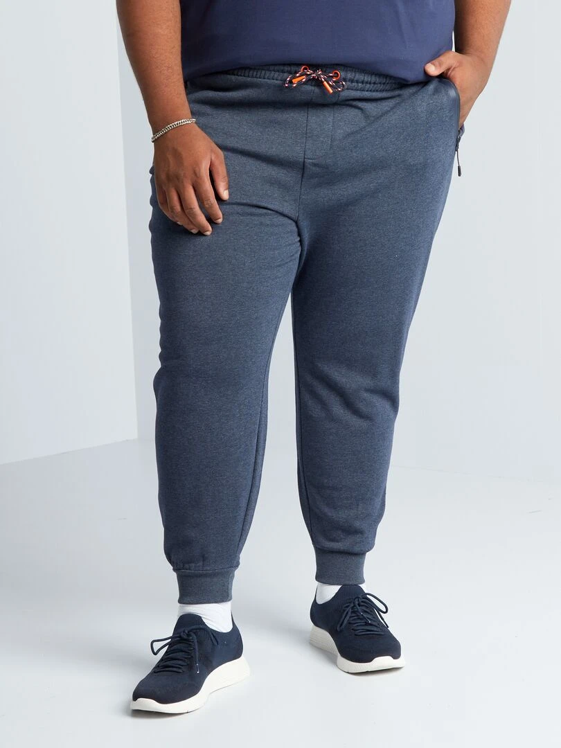 Pantalon de jogging à taille élastiquée   Bleu