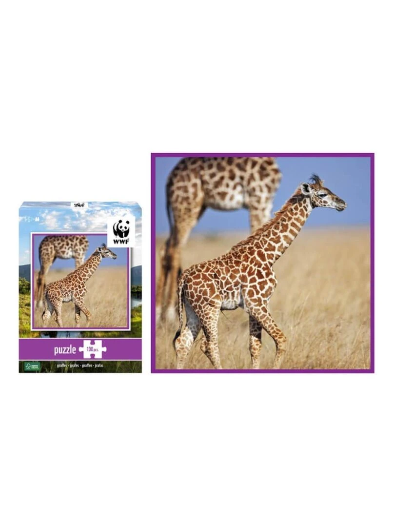 Puzzle 100 pièces : Girafes N/A