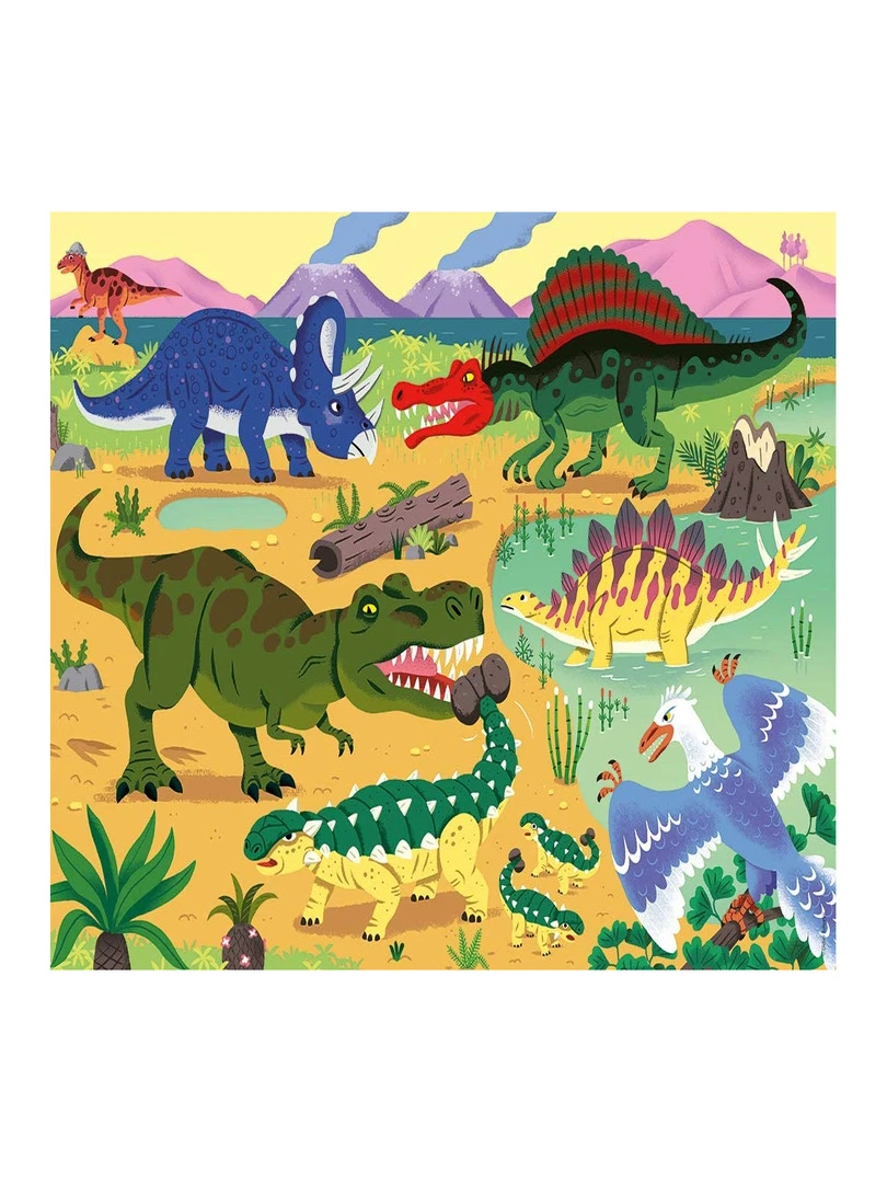 Puzzle 60p Les Dinosaures Du Cretace   N/A