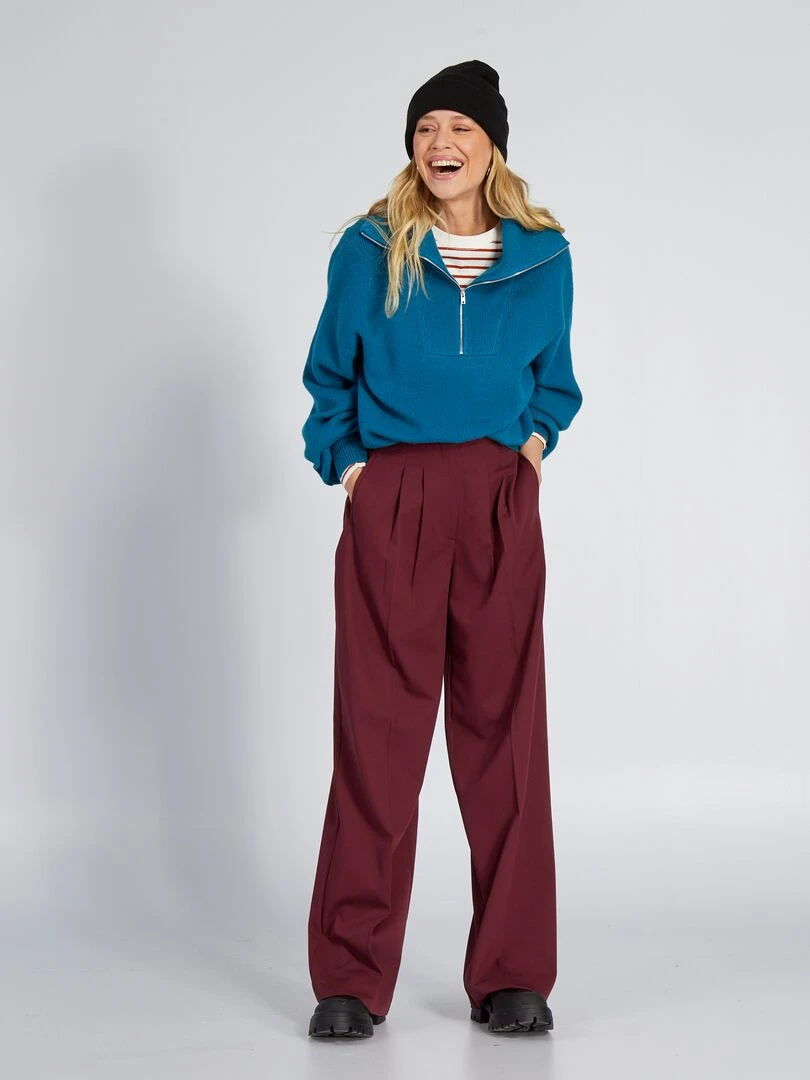 Pull camionneur Bleu
