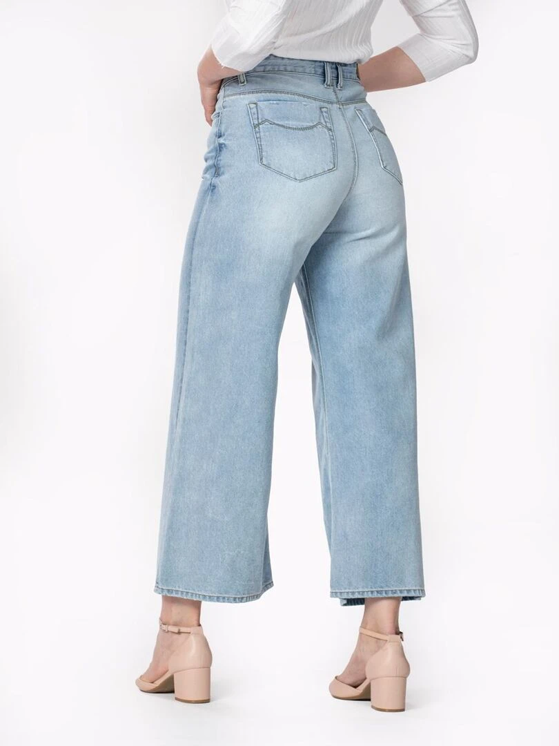 Jeans coupe ample longueur chevilles EDORA 'Rica Lewis' Bleu