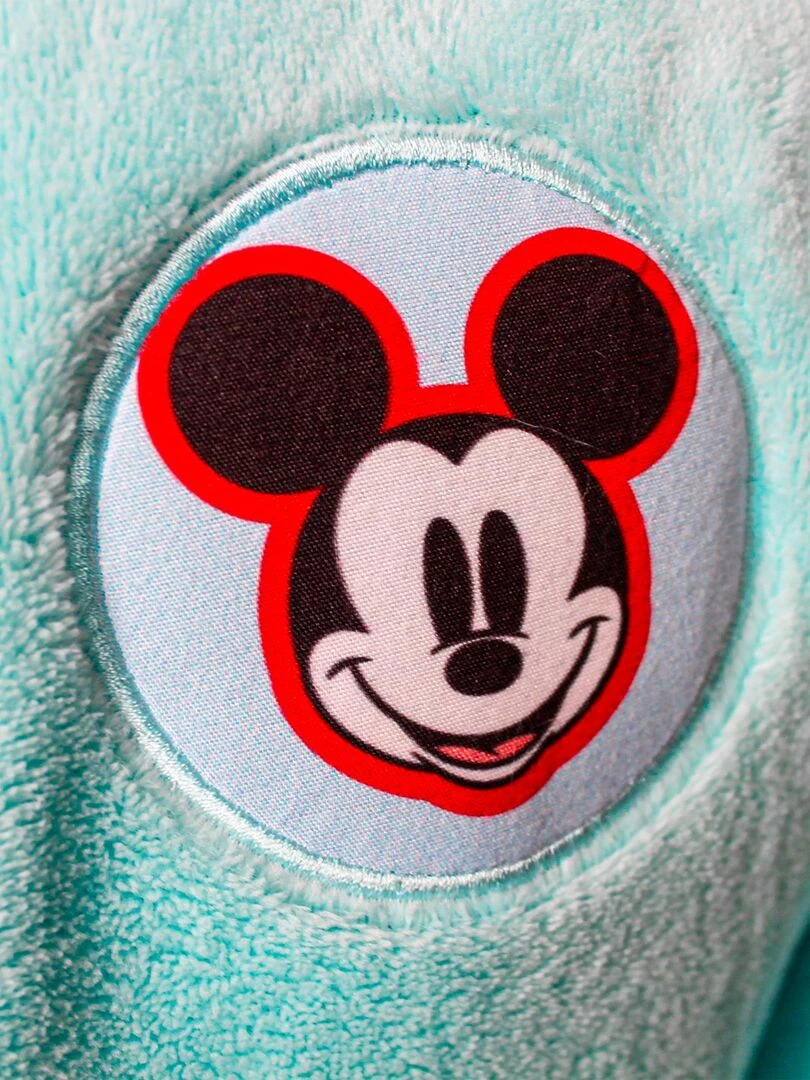Robe de chambre brodée à capuche  DISNEY HOME MICKEY CLASSIC   Bleu ciel