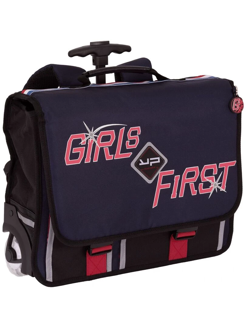 BODYPACK Cartable 41 cm roulettes recyclé Girl First Bleu