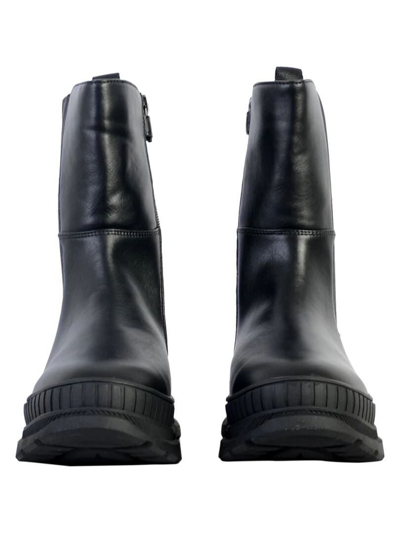 Bottine à Zip Calvin Klein Jeans Chelsea   Noir