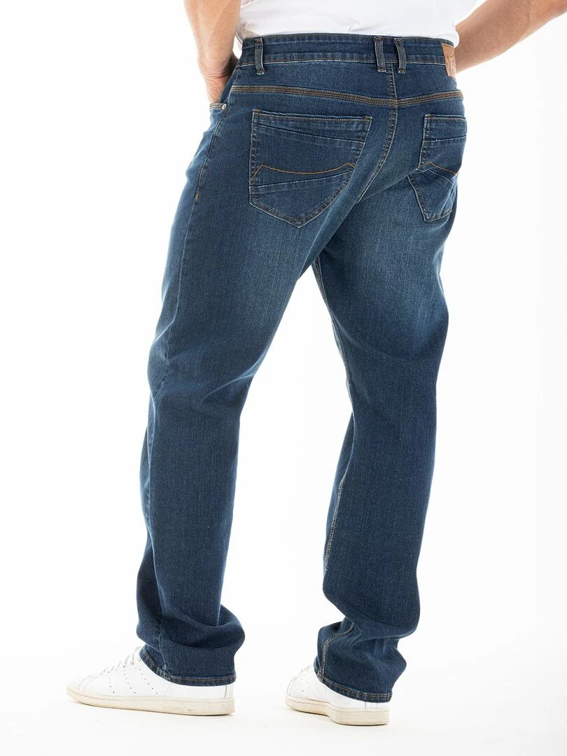 Jeans stretch RL70 Fibreflex® coupe droite tendance denim used CESARE 'Rica Lewis' Bleu