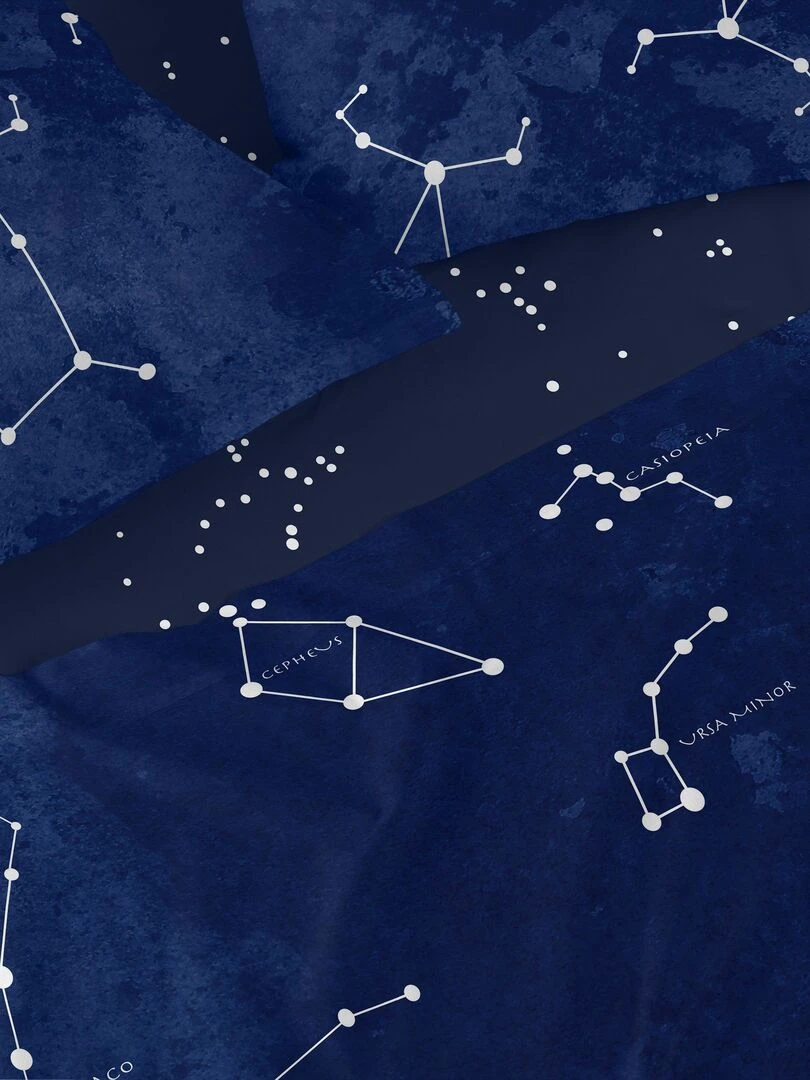 Drap Cosmos "Happyfriday"   Blanc