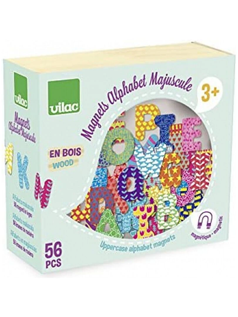 Lettres Majuscules Aimantees 56 Pc N/A