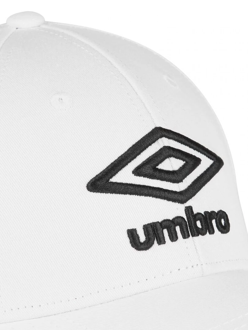 Casquette en coton baseball Log Umbro   Blanc