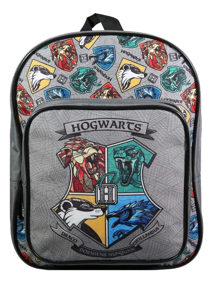 BAGTROTTER Sac à dos 31 cm avec poche maternelle Harry Potter Gris Gris