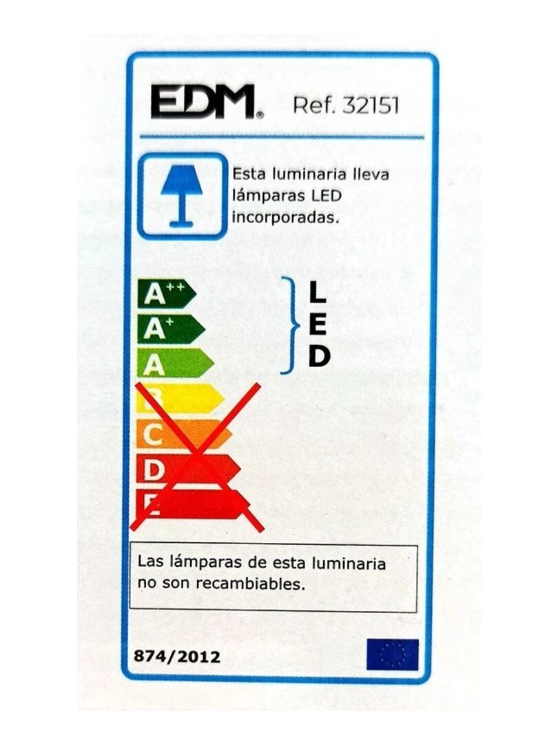 Applique surface LED   Noir
