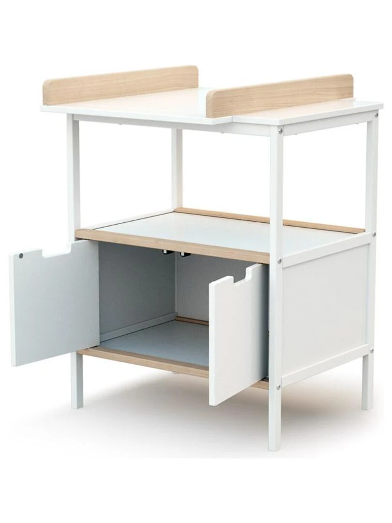 AT4   Meuble à Langer ESSENTIEL   Blanc Beige