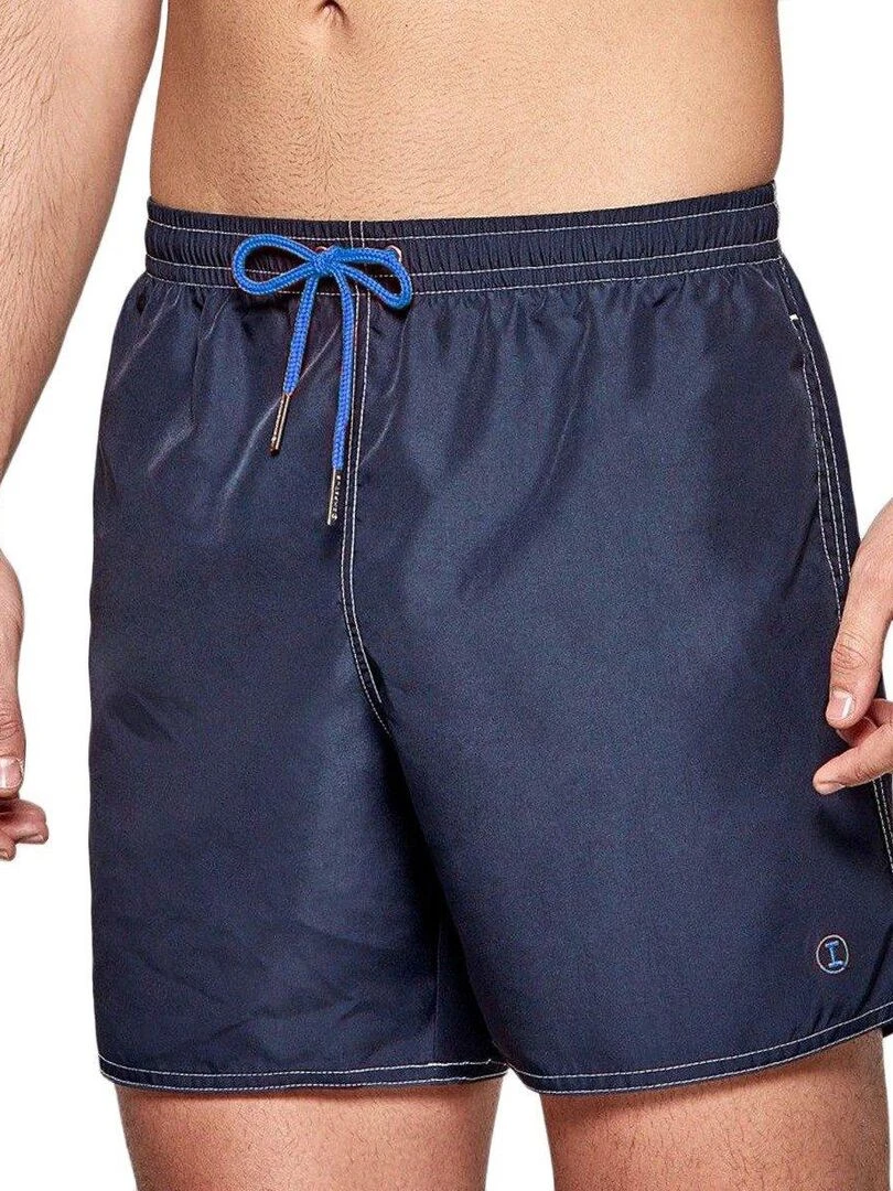 Maillot de bain short à séchage rapide Bleu