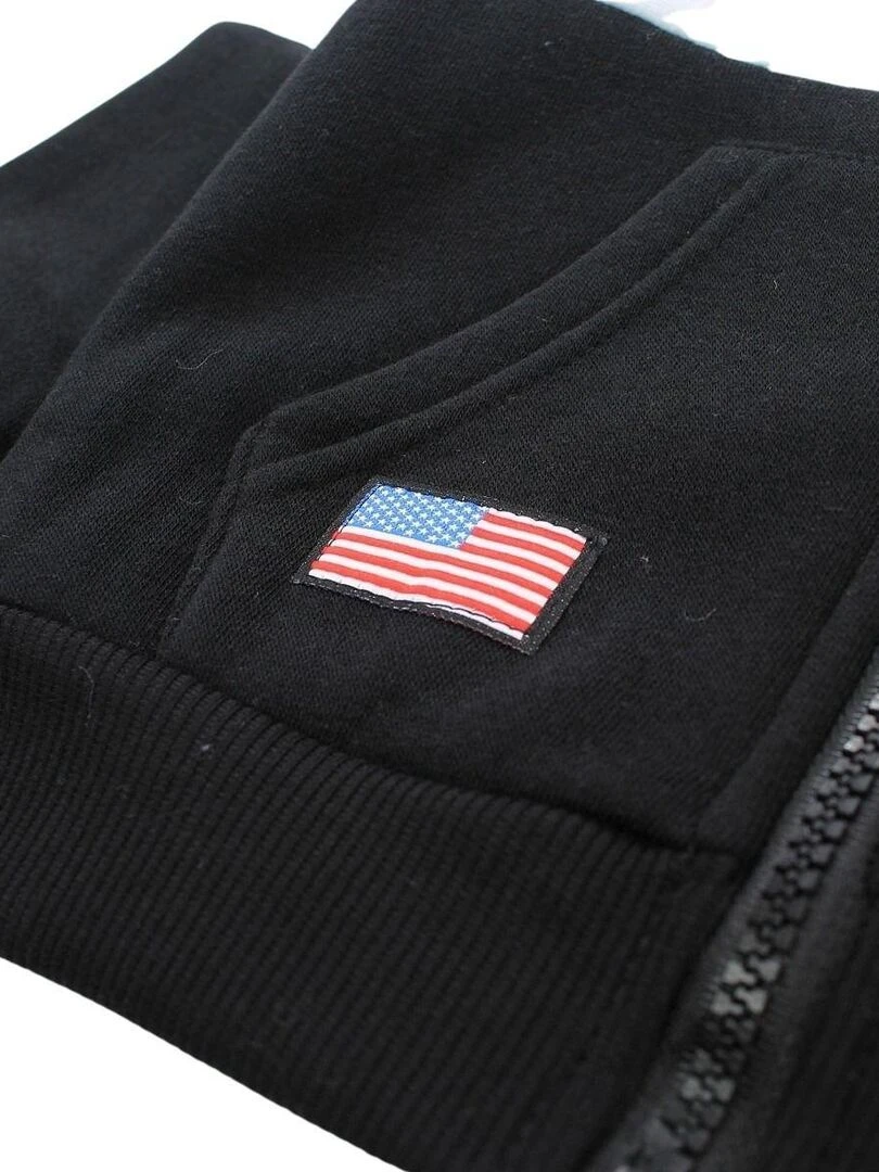 Nasa   Veste garçon imprimé logo   Noir