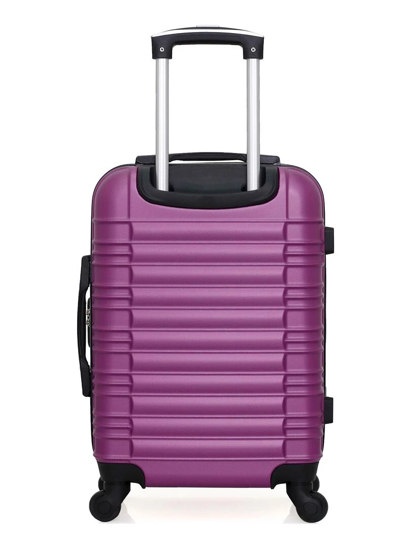 LPB LUGGAGE   VALISE CABINE ABS GIULIA 4 ROUES 55 CM   Violet prune