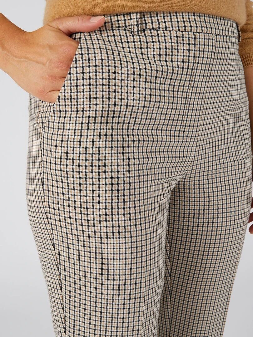 Pantalon 7/8ème bi stretch   Damart   Beige clair