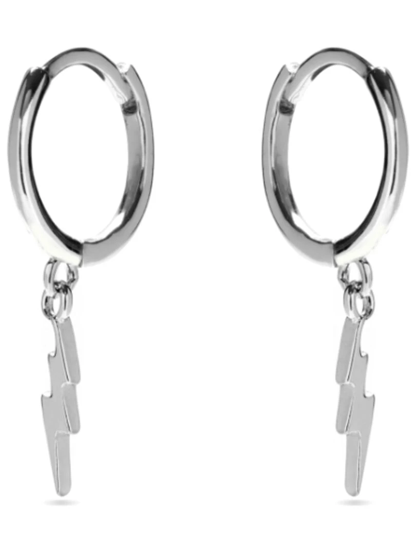 Boucles d'oreilles  Zitlu en Argent 925 et Zircon multicolore plaqué rhodium   Argent