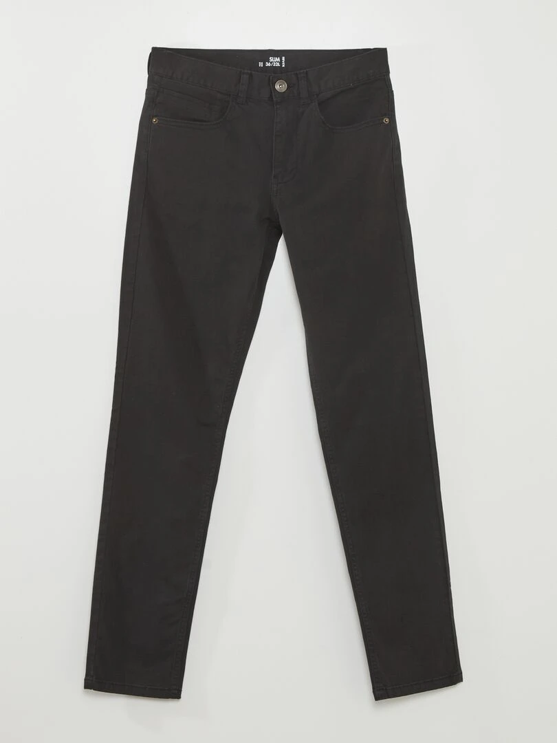 Jean slim 5 poches L32 noir