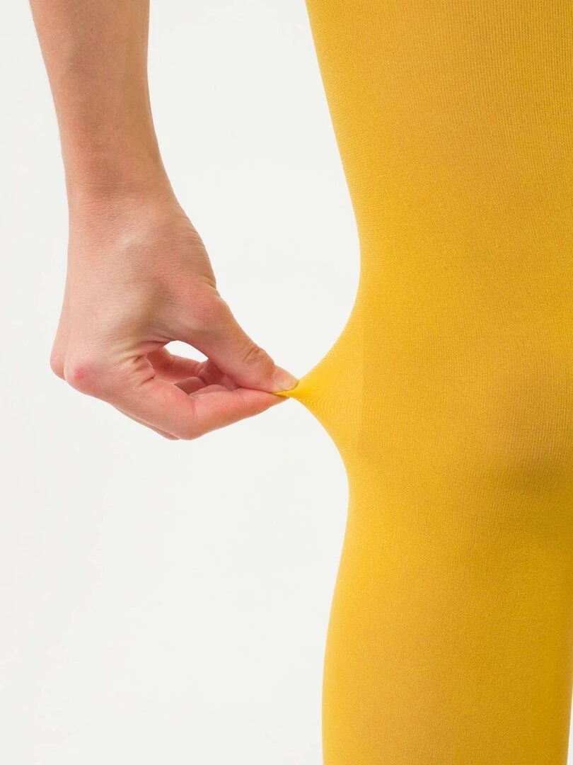 Giulia   Blues Collant 70den classique  matte opaque et chaude    Jaune   M   Jaune