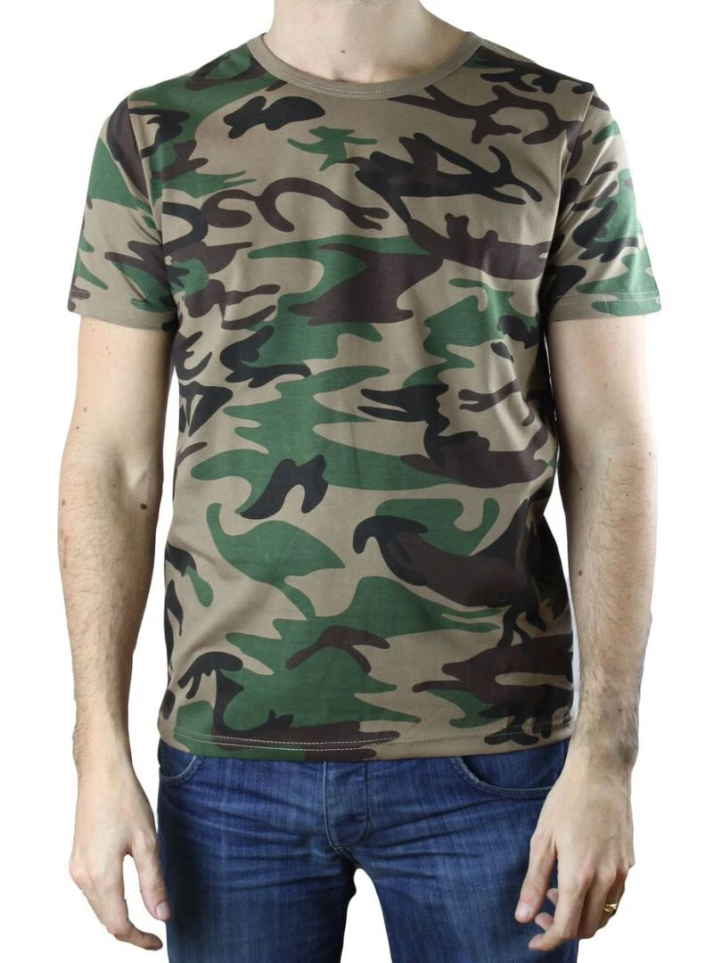 T Shirt Militaire Kebello Kaki