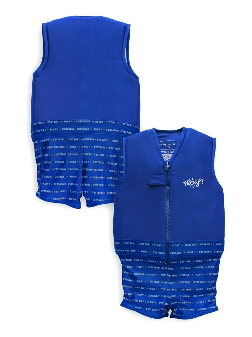 Maillot de Bain Charly avec Flotteurs Accessoire de Natation Garçon Bleu