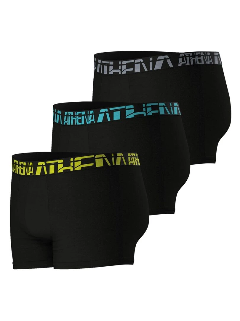 Lot de 3 boxers homme 720 Stretch Micro   Noir