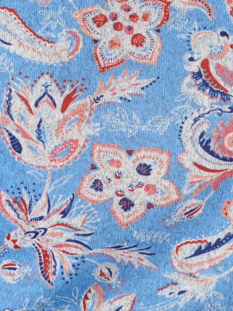 T shirt maille grattée chaude   Damart   Bleu