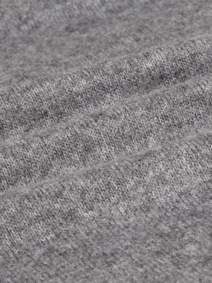 T shirt cache coeur Femme Gris chiné   Gris