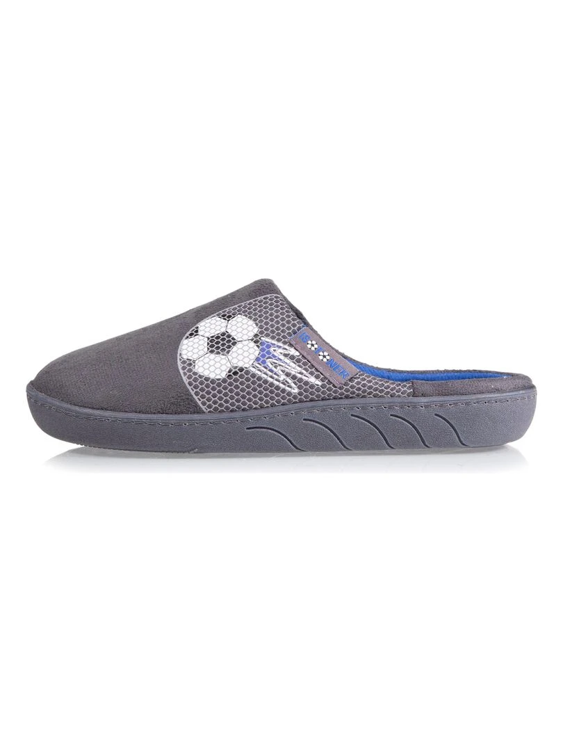 Chaussons mules Junior Foot Gris   Gris