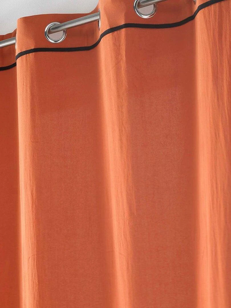 Rideau Linette   Orange mandarine