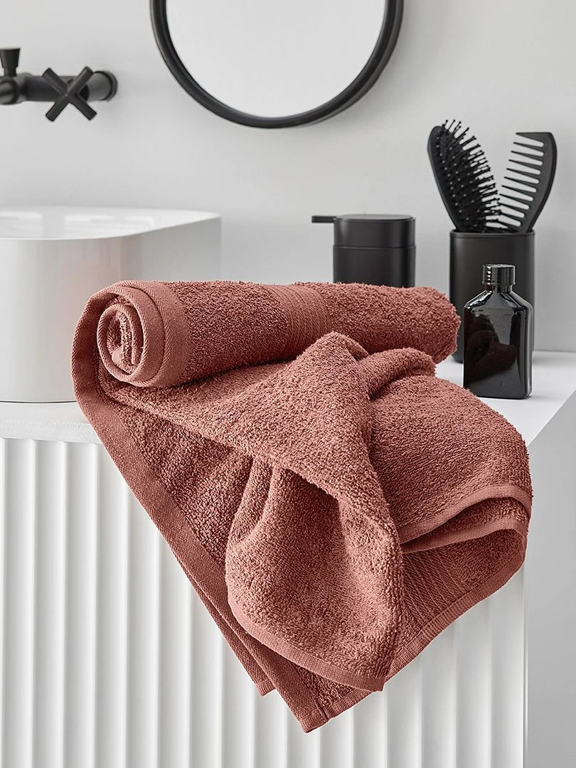 Drap de bain 70 x 130 cm Terracotta