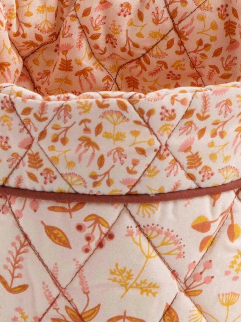 Panières gigognes en coton rose SAUTHON Rose