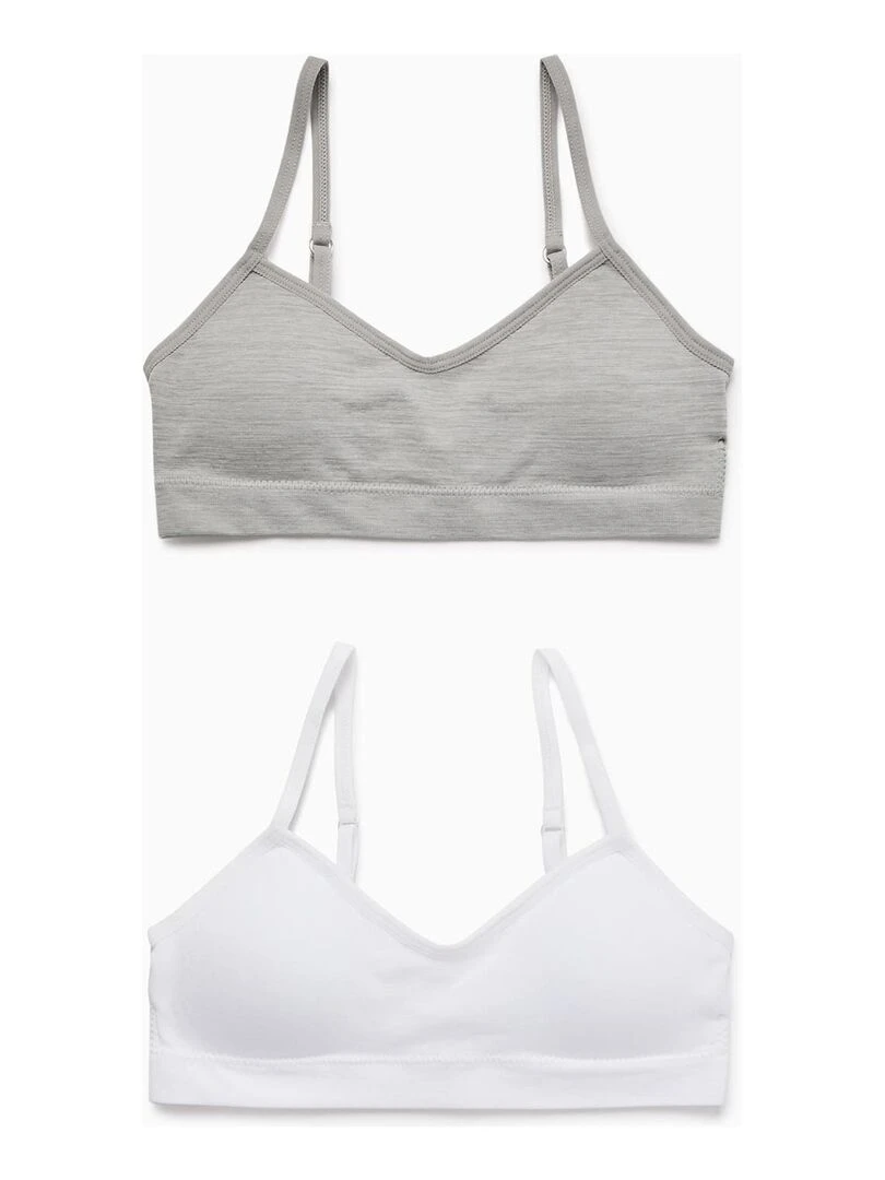 Lot 2 Brassières Rembourrées Fille ESSENTIALS LINE Multicolore