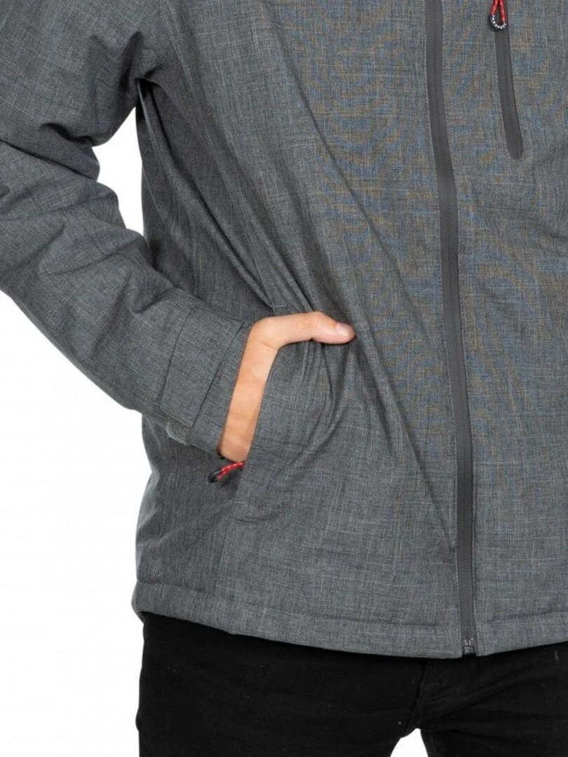 Trespass   Veste imperméable FYFINN   Gris foncé