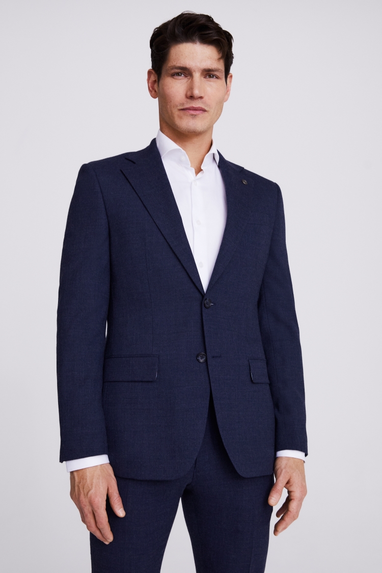 Regular Fit Grey Check Performance Jacket     Buy Online at Moss
