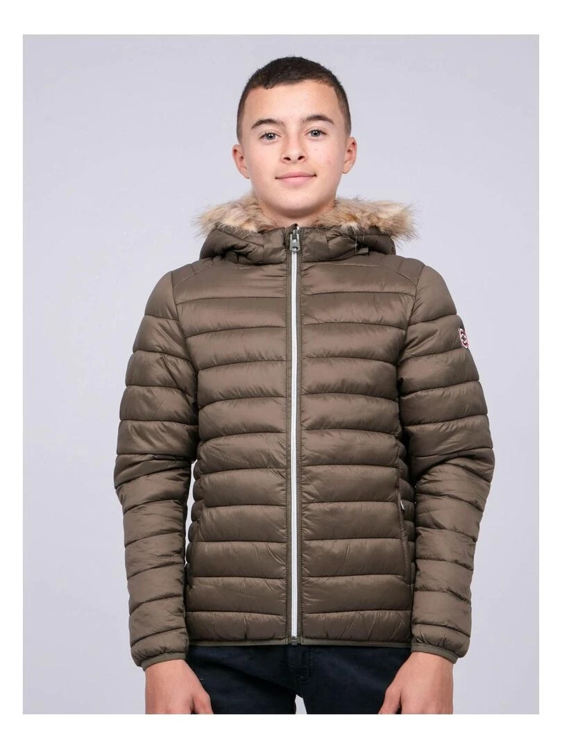 Doudoune capuche ZILTOU J Kaki