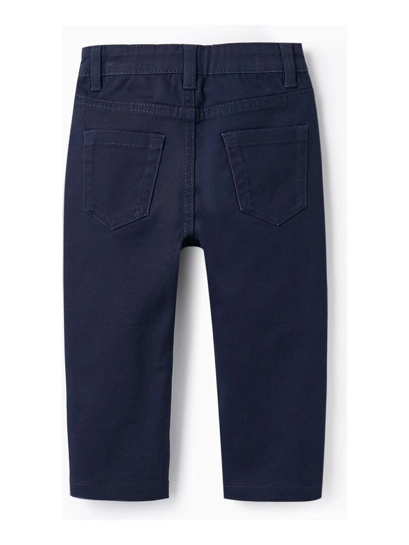 Pantalon en Sergé de Coton pour Bébé Garçon ROYALS OFF DUTY Bleu foncé