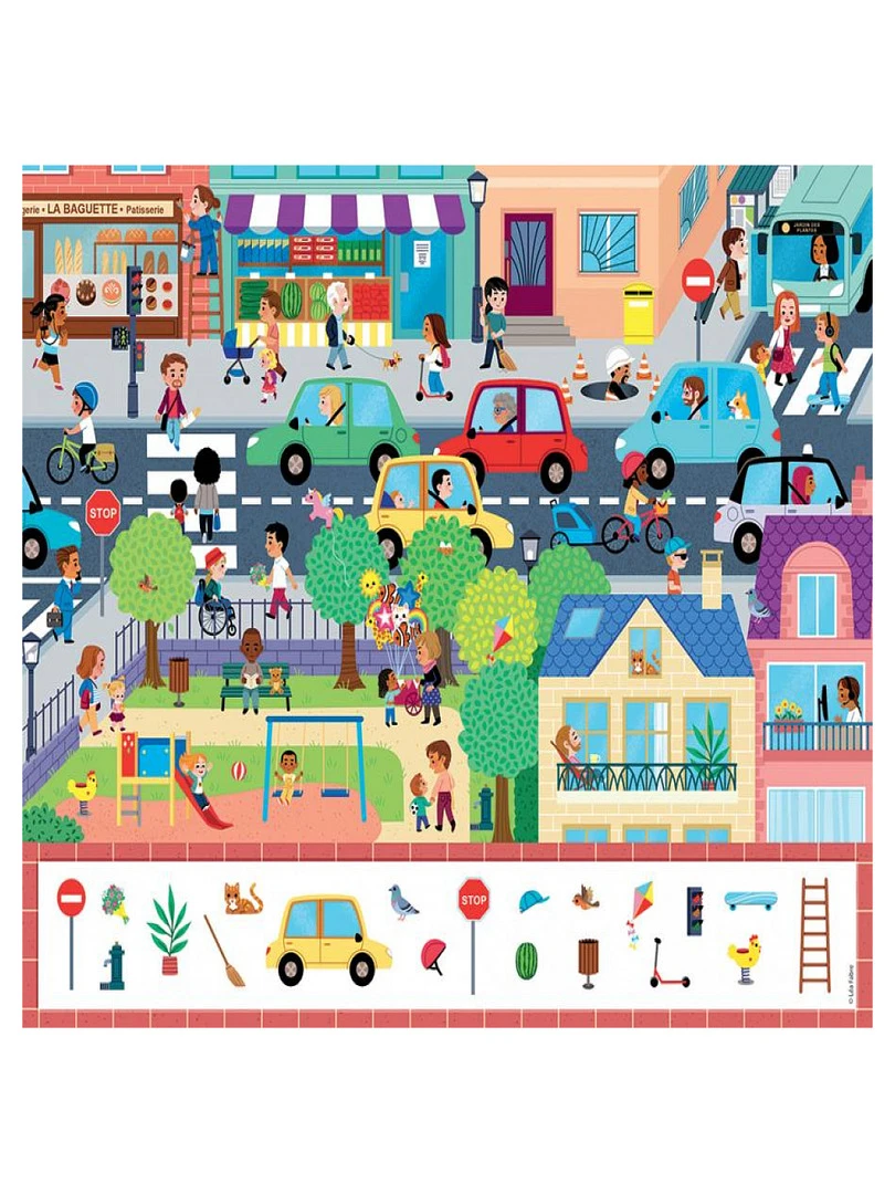 Nathan Puzzle Cherche Et Trouve 30 Pieces En Ville   N/A