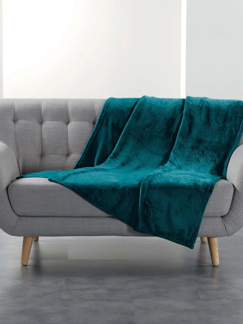 Plaid Flanelle Collection Flanoux Bleu