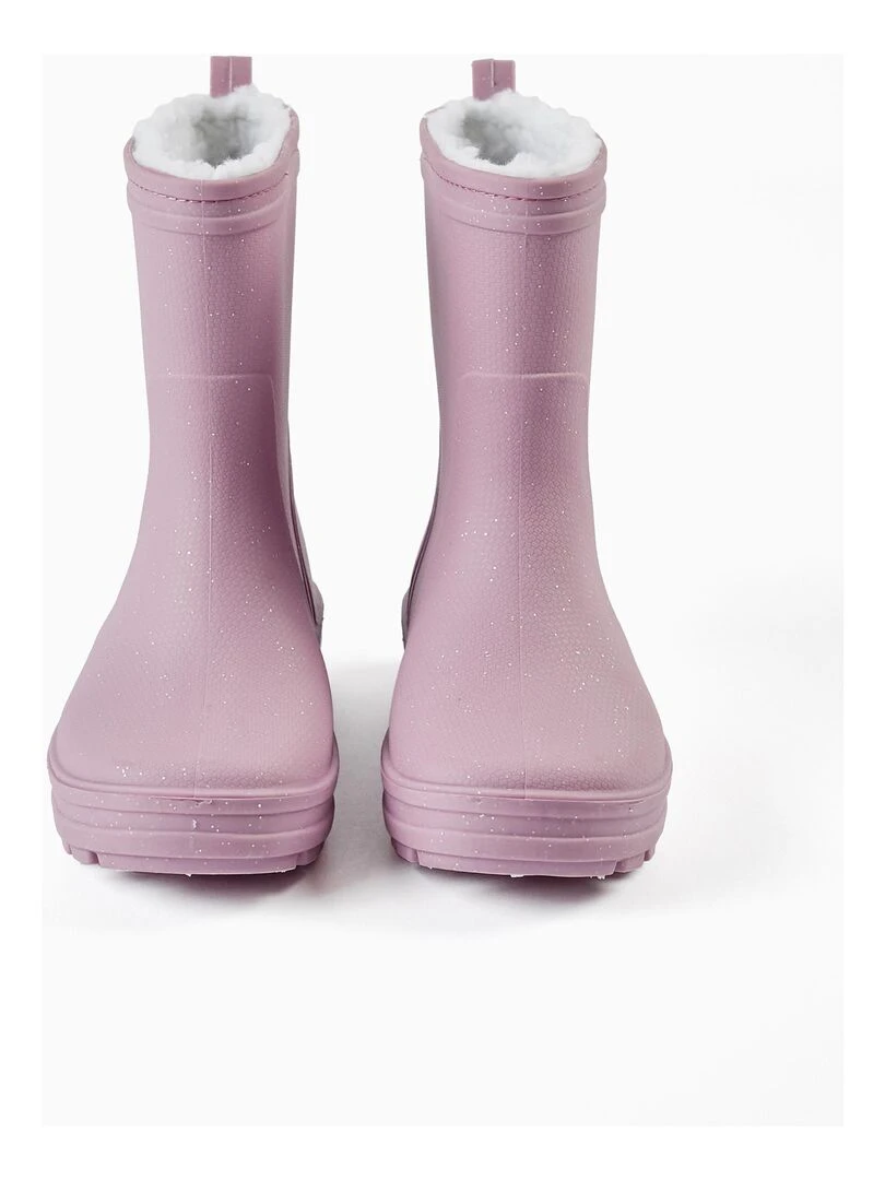 Bottes en caoutchouc avec doublure polaire pour fille NORTHERN CALLING Violet
