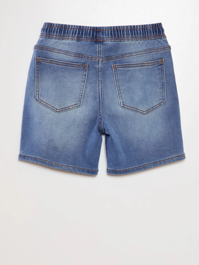 Bermuda en jean stretch Bleu
