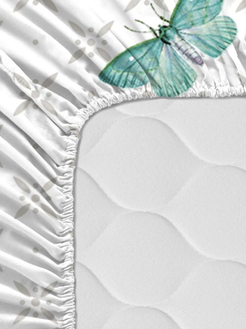 Drap housse Birds of paradise "Happyfriday" Multicolore