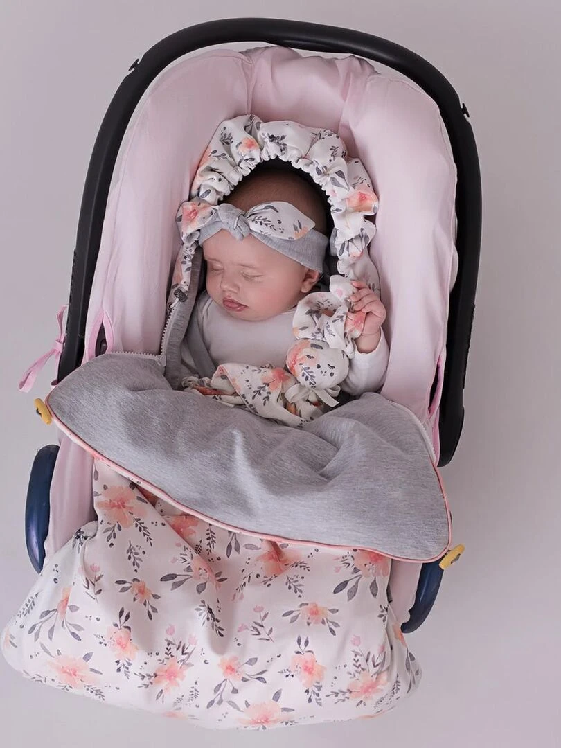 Chancelière universelle en satin de coton  Natura   Gris