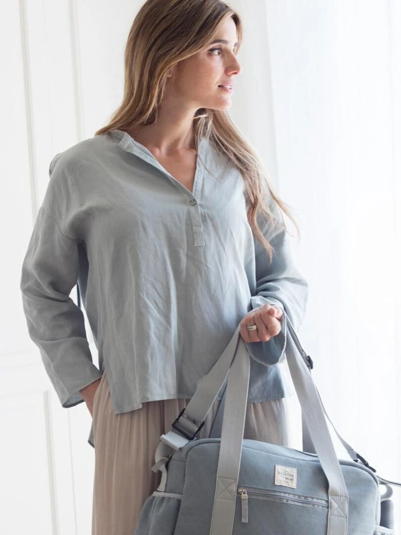 Sac à langer Eco Mum Cloud Bleu