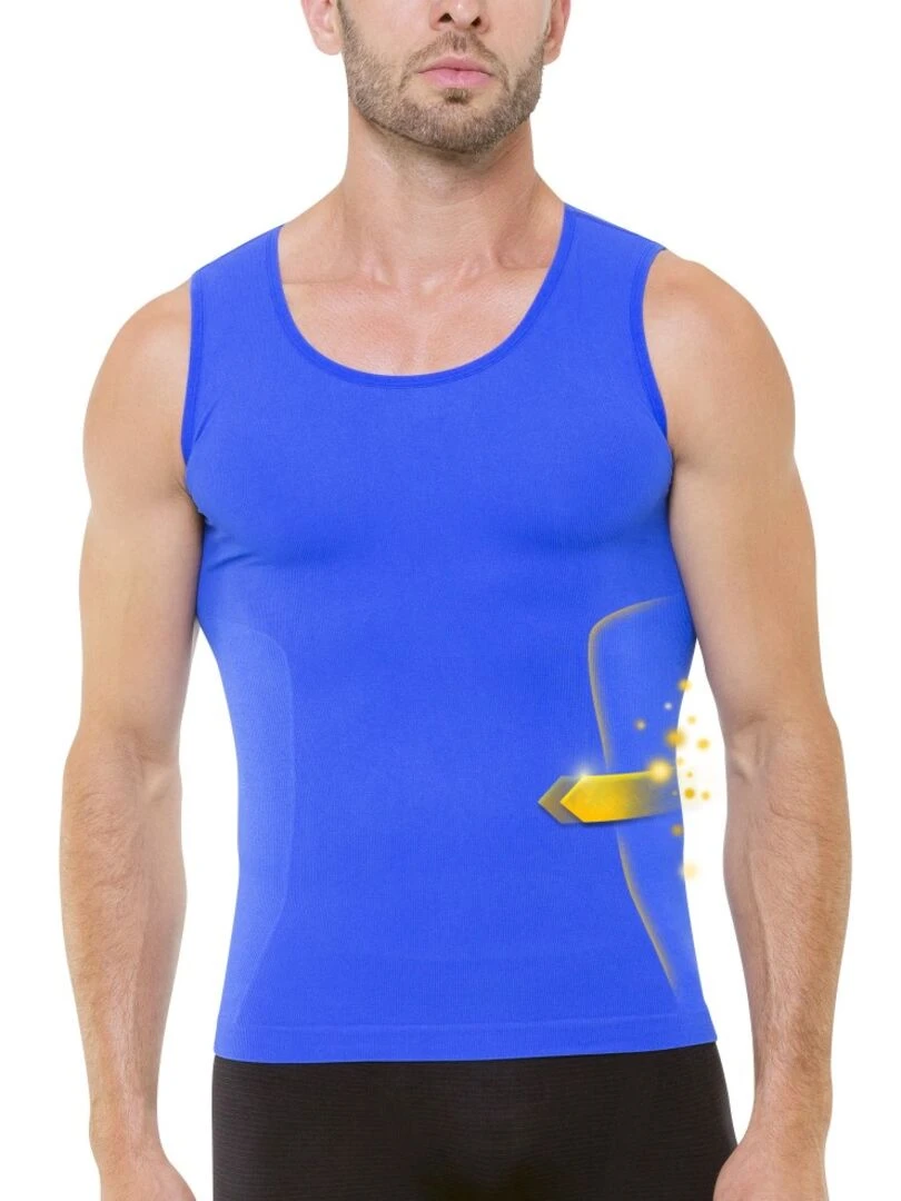 Débardeur amincissant jour/nuit LIPO ACTIF Bleu
