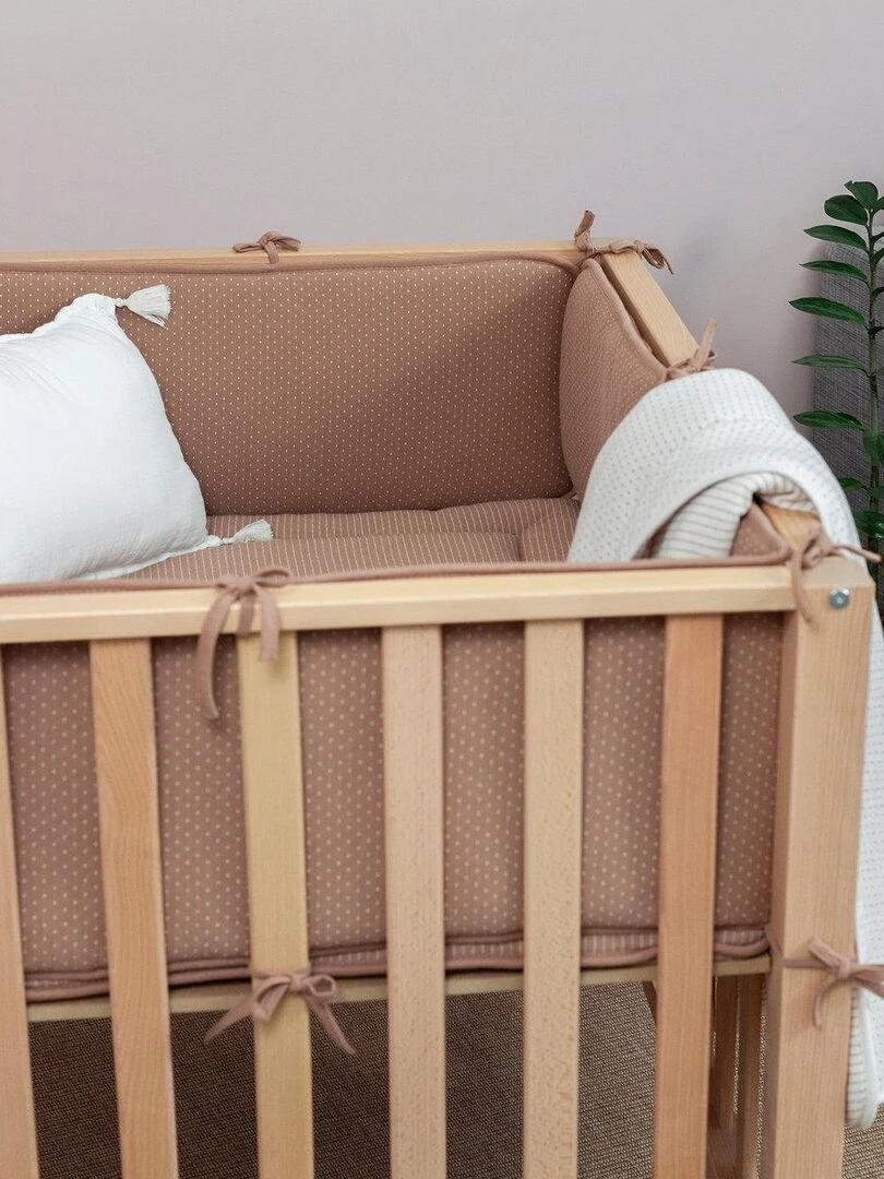 Bemini Tour de parc réversible Pady twin jersey Beige foncé