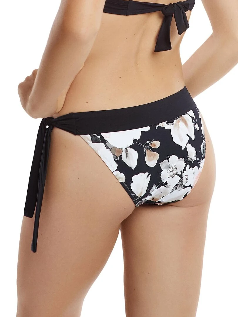 Bas maillot slip de bain taille basse Hawaii Noir