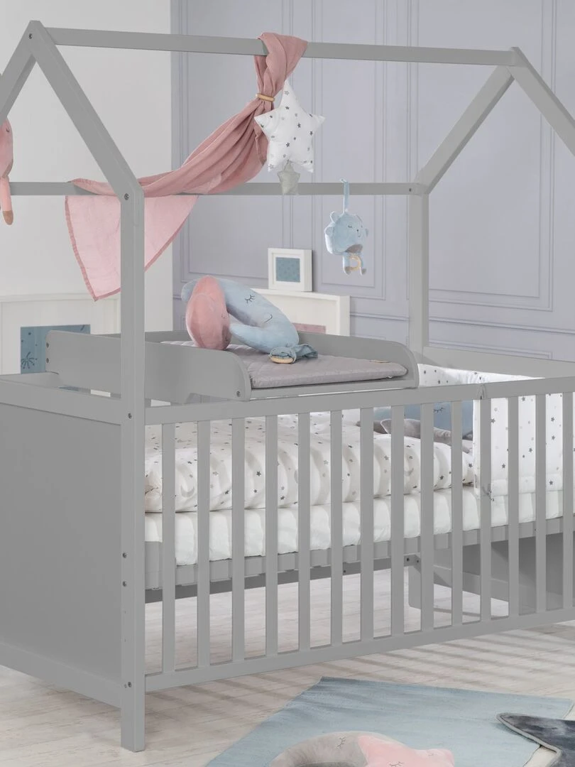 ROBA Plan À Langer + Matelas "roba Style"   À Poser Sur Les Lits Bébé   Gris