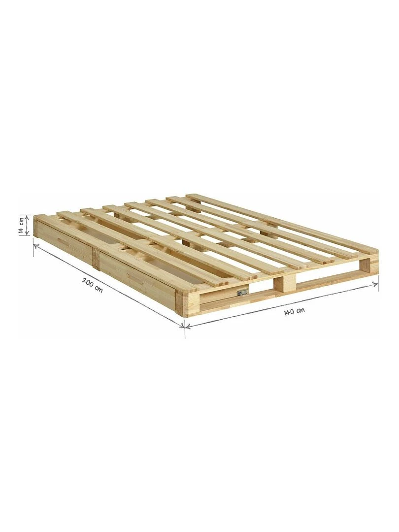 Pack lit palette avec matelas César   AKITEN RETAIL   Marron