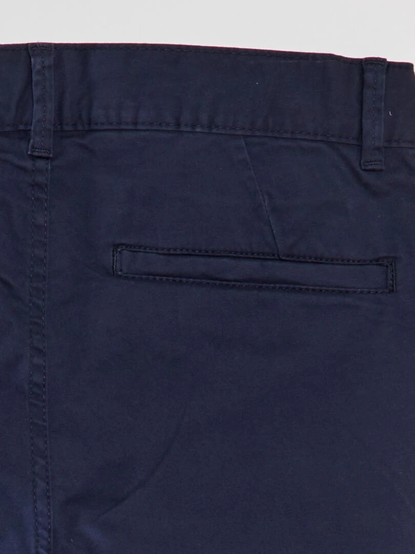 Chino skinny L30   bleu marine