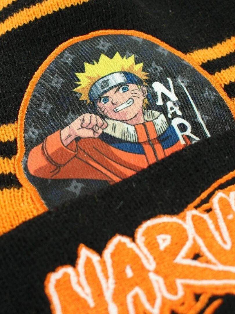 Disney   Bonnet garçon imprimé Naruto   Noir